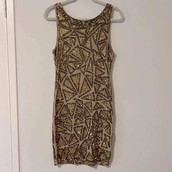 slim fit dress slacks Alice + Olivia Avril Sequin Mini Tank Dress, Size Xs main image 1